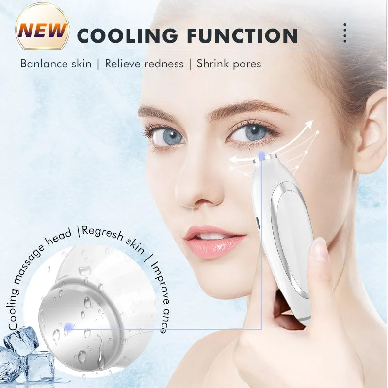 Hot Cold Neck Face Beauty Device Facial Lifting Machine Face Massager Reduce Double Chin Face Sculpting Skin Care Beauty Tools
