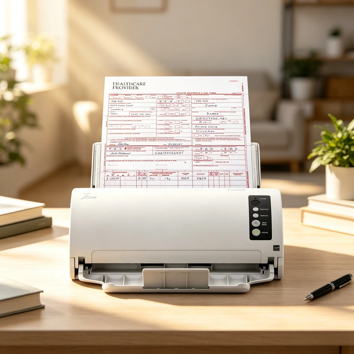 Fujitsu FI7030 Value-Priced Office Color Duplex Document Scanner with Auto Document Feeder (ADF) 600dpi USB Document Scanner