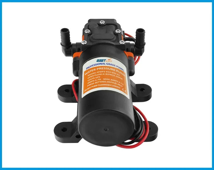 Portable 35PSI 12V Marine Water Pump Diaphragm Self-priming Pump Boat Accessories Shower Toilet Pumping Motor Home