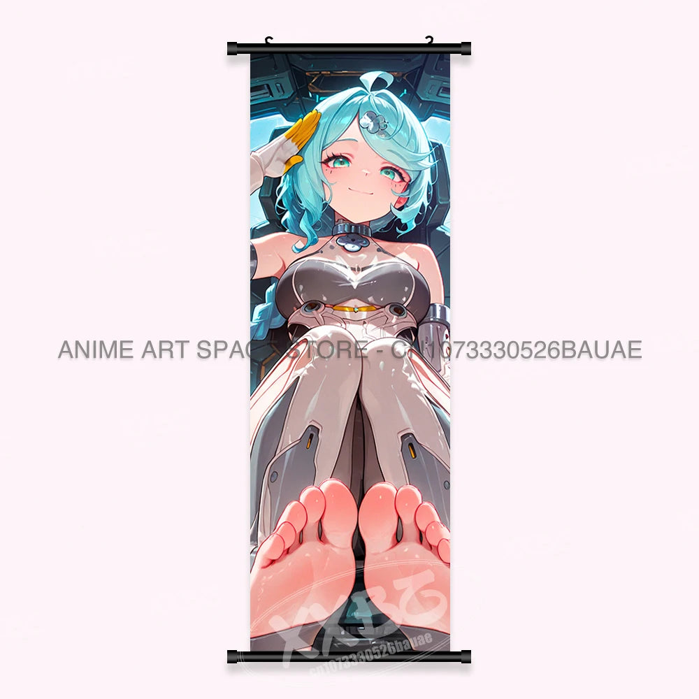 Game Home Decoration Scrolls Pictures Anime Wall Art Canvas Hanging Painting Bedside Background Posters For Zenless Zone Zero