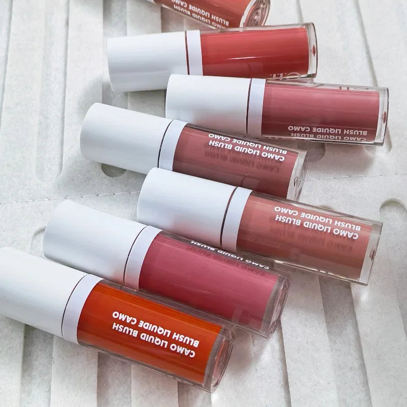 New Elf 8 Colors Liquid Blush Lasting Moisturizing Face Makeup Fruit Lip Gloss Lipstick Set Mango-Watermelon Bubblegum-Cherry