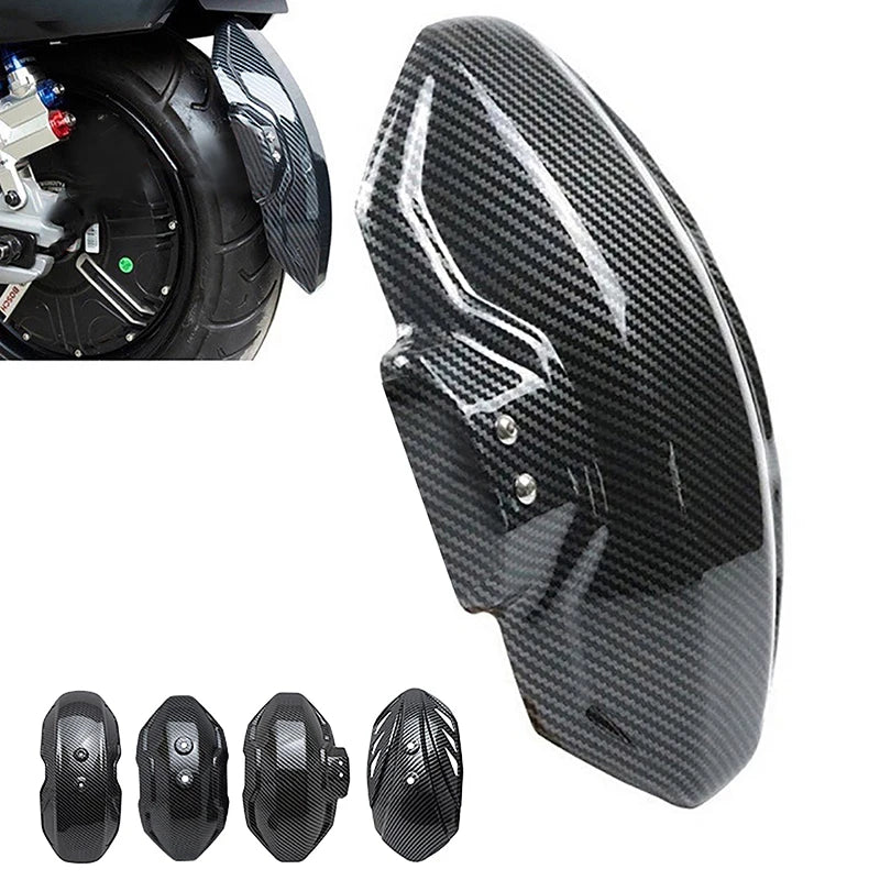 Hot！Motorcycle Fenders Carbon Fiber Textured Fenders Electric Vehicle Fenders Universal Carbon Fiber