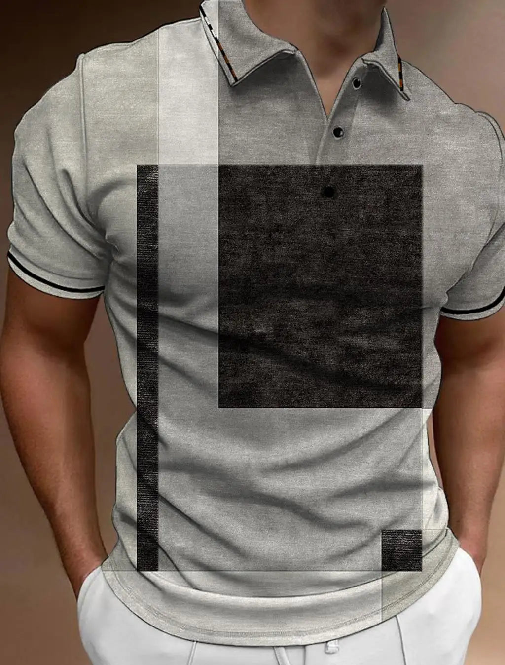 Fashion Men's Button Polo Shirts Casual Summer Short Sleeve Men Male Polo Tee Shirt Men Tops Street Mans Golf Clothing Clothes