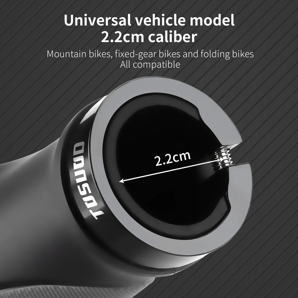 TOSUOD Bicycle Handlebar Grips Ergonomic Design Bionic Gecko Palm Texture Non-Slip Shock-Absorbing Bike Handlebar Grips Cycling Accessories