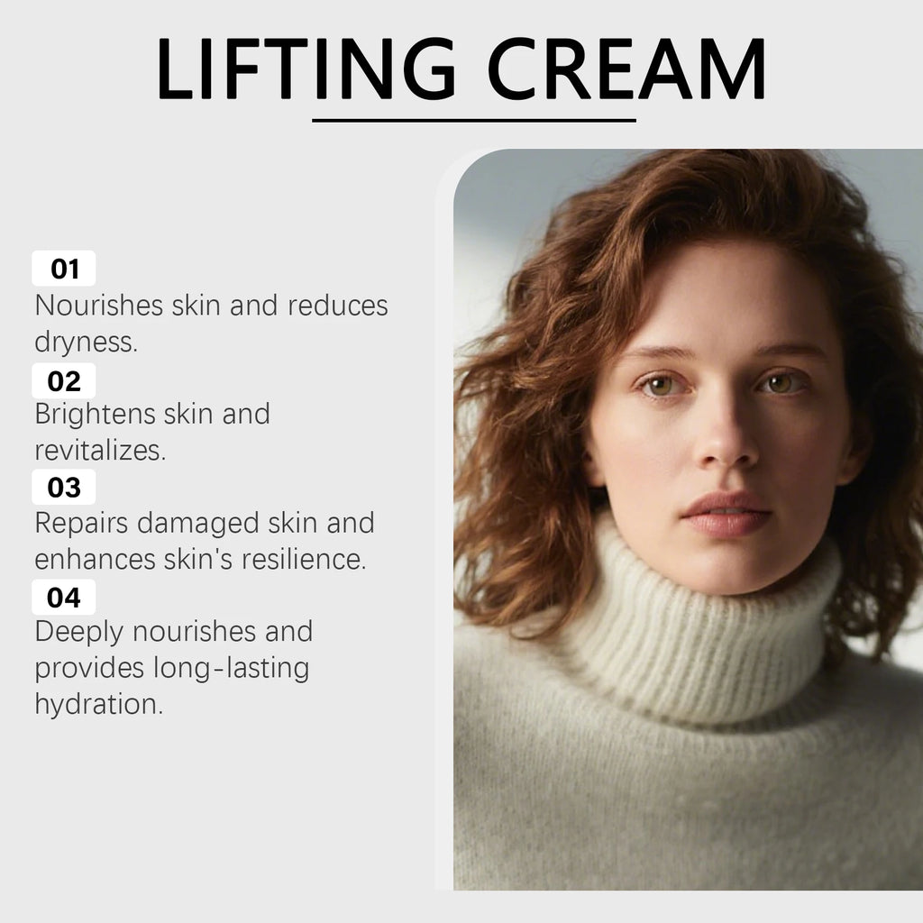 3D Face & Neck Lifting Cream Anti-Aging Moisturizer Reduce Wrinkles Smoother Skin Improve Elasticity Korean Skincare Face Cream