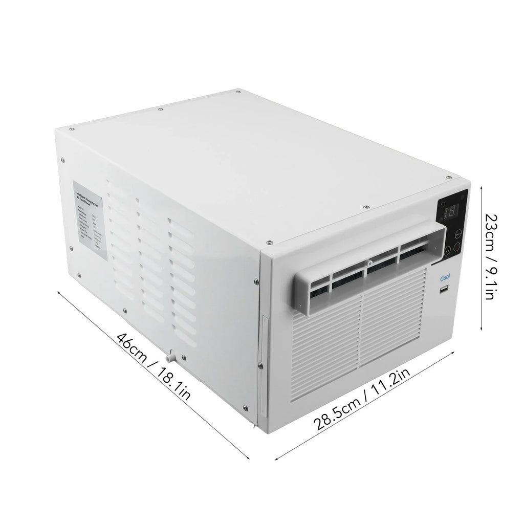 Portable Air Conditioner Energy Saving 1900BTU 280W Mini Mobile AC with Remote Control for Home Dorm Office Camping Pet Space