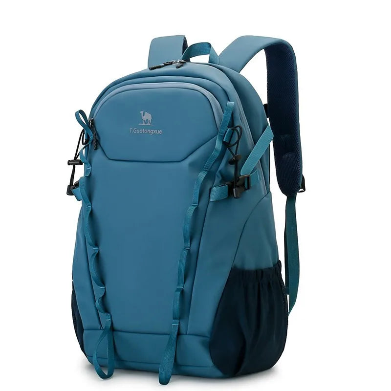 Men's Outdoor Large Capacity Backpack Travel Bag Women's Casual Hiking Bag Waterproof Lightweight Double Shoulder Bag