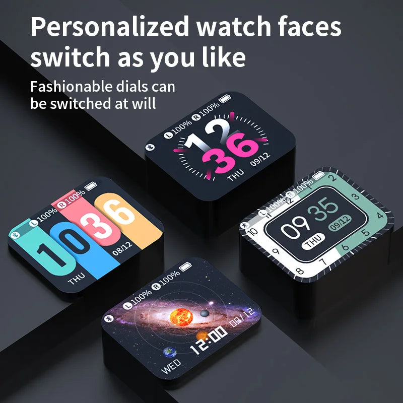 Smart Touch Control Translation Headphones Language Translator Bluetooth Wireless Earphone Noise Cancelling Music Sports Earbuds