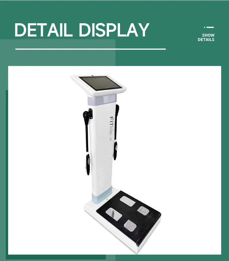 2025 Newest Body Fat and Muscle Analyzer With Bioimpedance Machine With Printer Bioelectrical Impedance Analysis