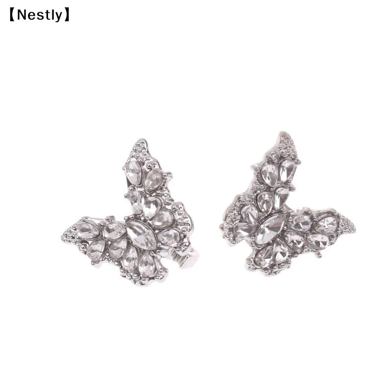 1Pairs Headphone Diameter Buckle Zircon Decorative Headphone Decoration Clip Removable Easy To Install Earbud Accessories〔Nest〕