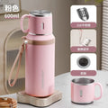 600ml Stainless Steel Coffee Cup Travel Thermal Mug Leak-Proof Thermos Bottle Tea Coffee Mug Office Business Style Thermos