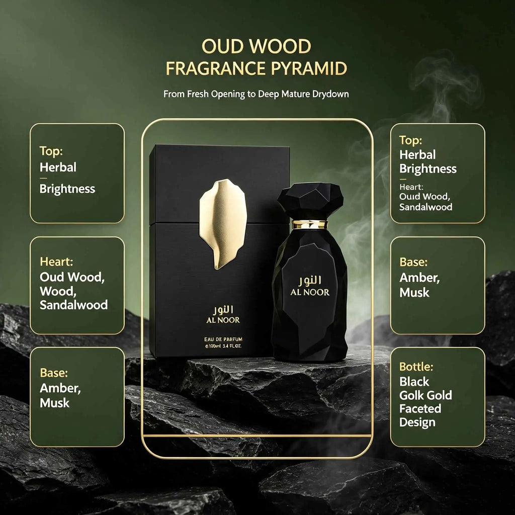 Arabiyat Prestige Al Noor Eau de Parfum 100ml, Long-Lasting Oriental Fragrance, Unisex Perfume, Ideal for Business Evenings & Gifting.