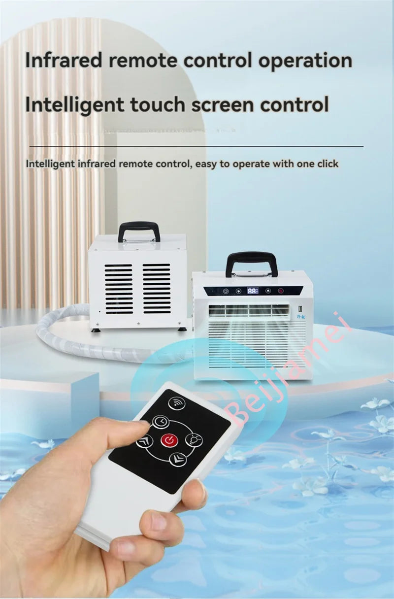 Air Conditioner Mini Mobile Split Portable Air Conditioner Caravan Camping Air Conditioner 3000BTU/H With Remote Control