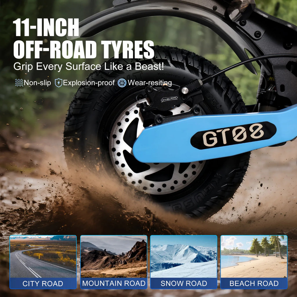 5600W Dual Motors Electric Scooters for Adults 60V 27Ah 50MPH Off Road E-scooter