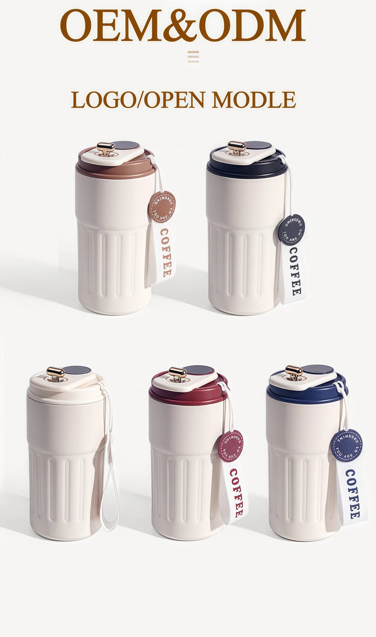 Smart Thermos Cup Bottle Water Digital LED Temperature Coffee Cup Stainless Steel Vacuum Cup Office Cup Business Drinking Mug