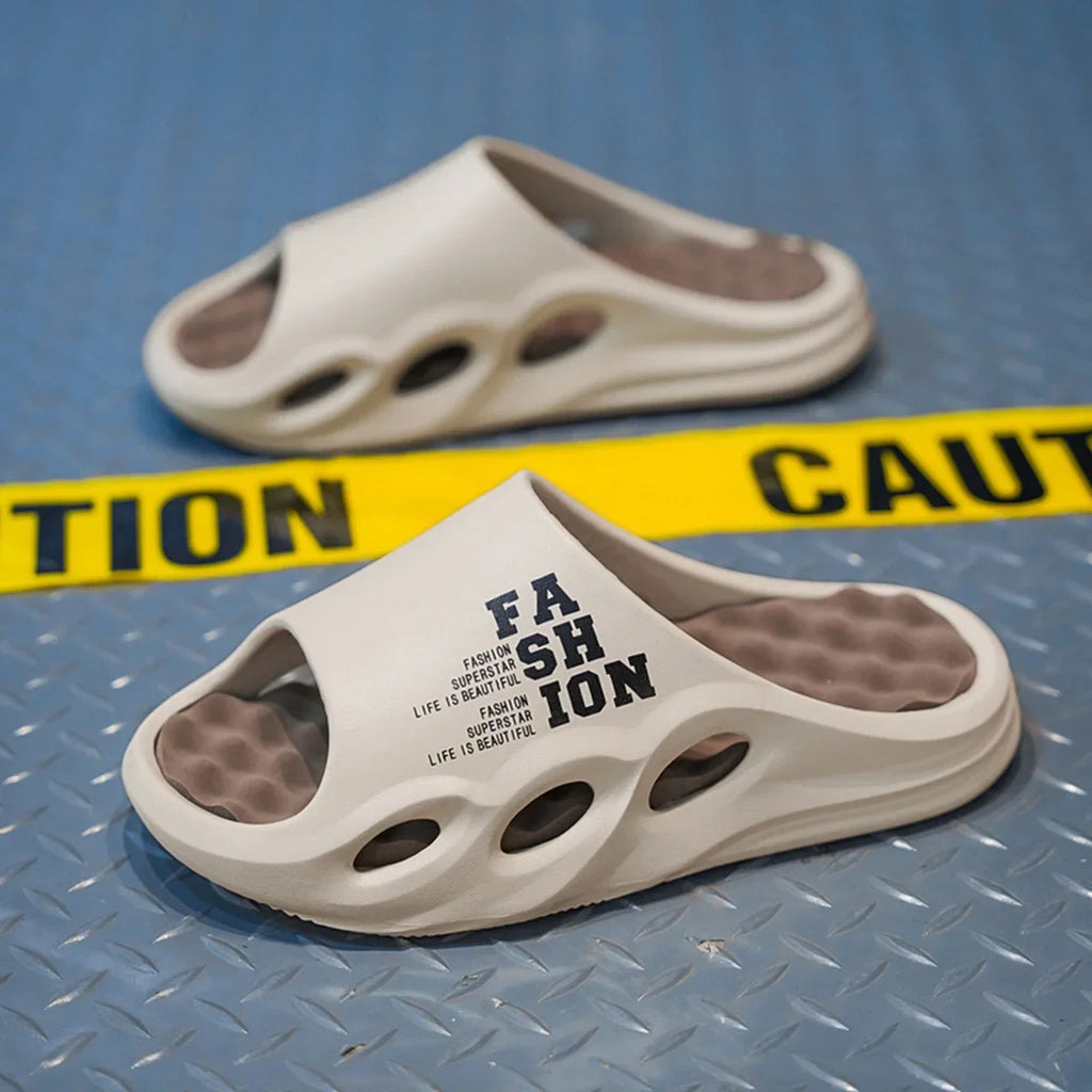 Men's Slippers Massage Slippers EVA Lightweight Beach Casual Shoes Indoor Soft Sole Slippers Platform Outdoor Men Sandals