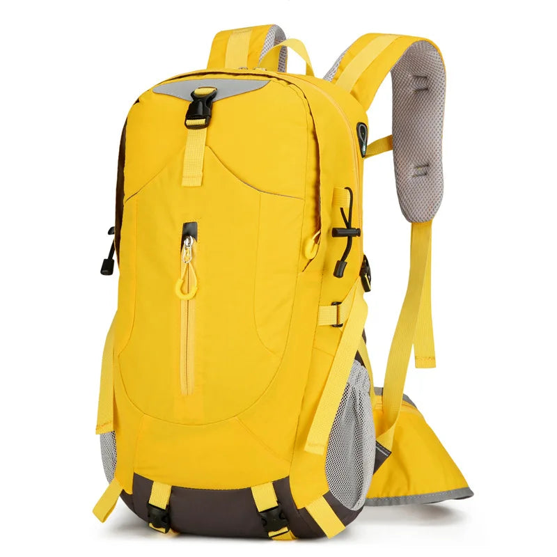 Outdoor Mountaineering Bag Men's Large Capacity Travel Bag Waterproof Hiking Scratch-resistant Wear-resistant Sports Backpack