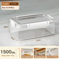 All-in-One Kitchen Organizer, Clear Stackable Containers for Fridge & Lunch, Keeps Fruits Fresh, Saves Time on Meal Prep