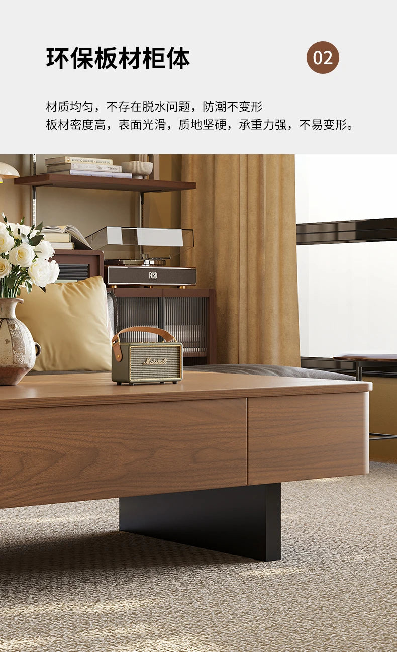 Modern Luxury Coffee Table Aesthetic Minimalist Trendy Coffee Tables Design Storage Mesa De Centro Sala Living Room Furniture