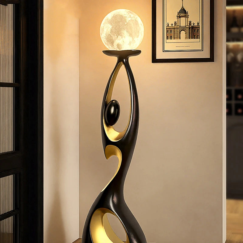 Modern LED Floor Lamp for Living Room Bedroom, Dimmable Standing Lamp with Remote Control, 3 Color Temperatures.