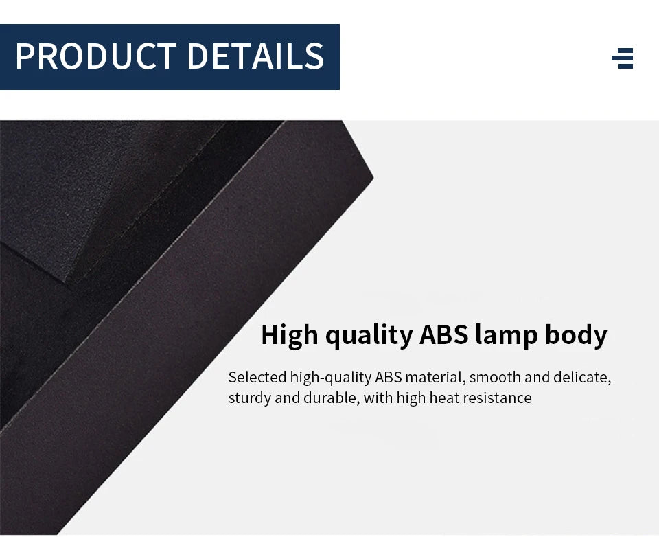 LED Wall Light Outdoor Waterproof IP66 Porch Garden Wall Lamp & Indoor Bedroom Bedside Decoration Lighting Lamp