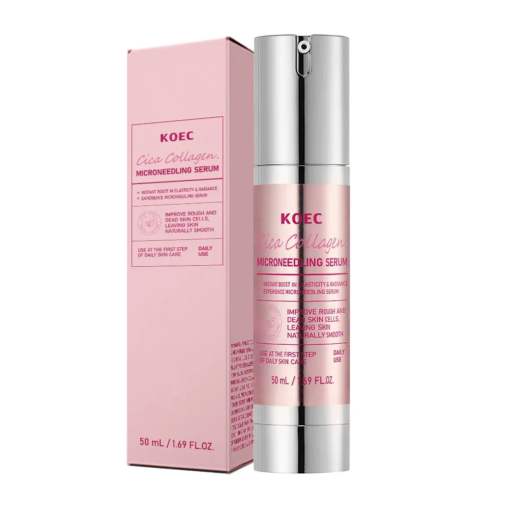 Soothing Microneedle Serum, Centella Asiatica & Propolis For Skin Barrier, Pore Care Exfoliating Korean Glass Skin Essence 50g