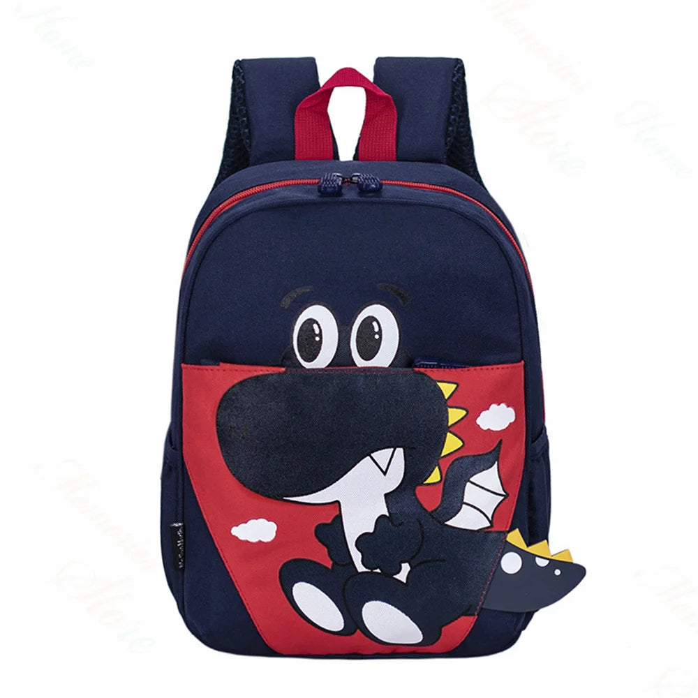 2023 New Kindergarten Backpack Personalized Name Children's Cartoon Dinosaur Cute Backpack Customized Children's Day Gift Bags