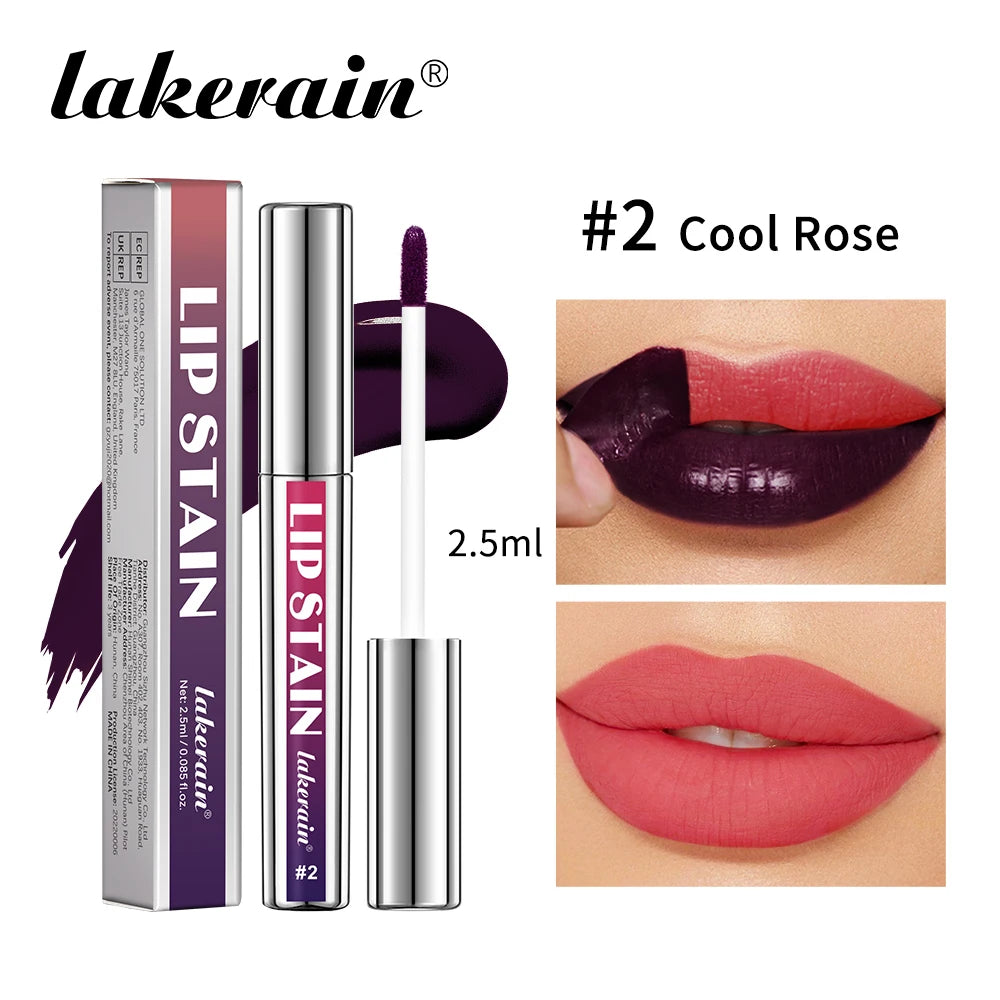 3pcs/set Peel Off Lip Stain Set Long-Lasting Waterproof Lip Tint Transfer Proof Non-stick Cup Natural Lip Stain Female Makeup