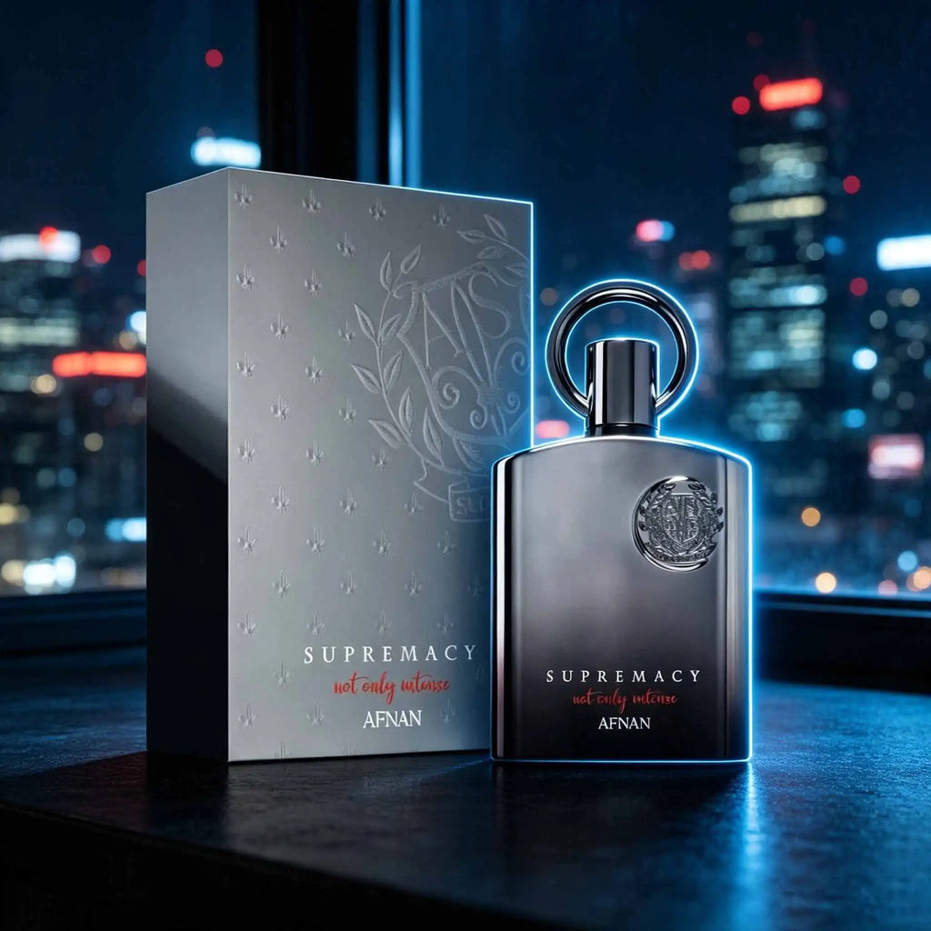 Afnan Supremacy Not Only Lntense Men Perfume | Warm Smoky Woody Fragrance. Saffron Paired With Creamy Amber, Mild Incense Lingers On Skin, Neither Sharp Nor Heavy. Delivers Restrained Mature Masculine Vibe