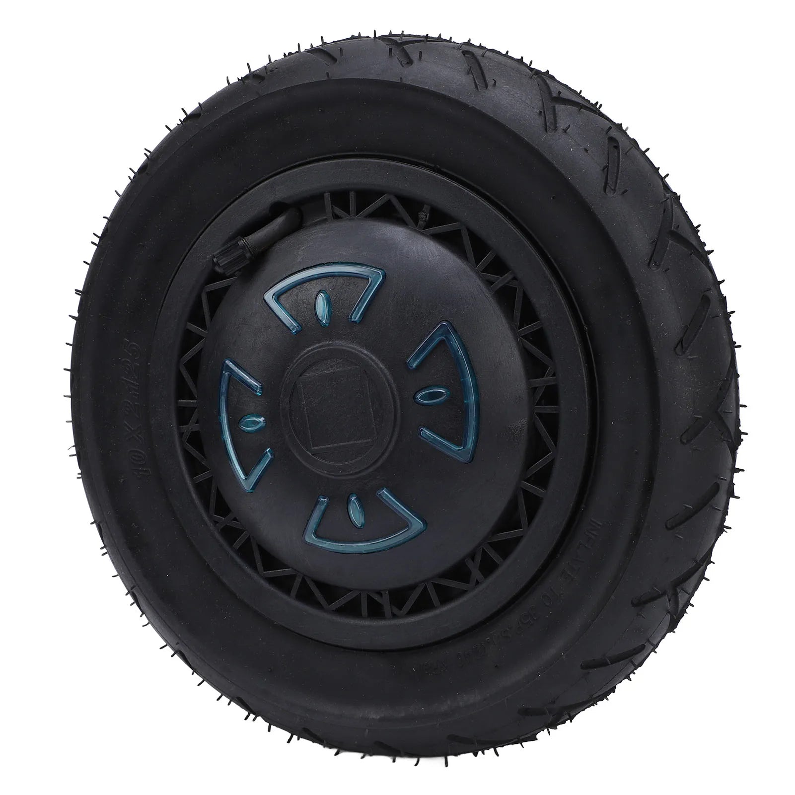 Electric Scooter Motor Wheel Noiseless Rubber Aluminum Alloy Scooter Hub Motor 10 Inch  Brushless Shock Absorbing for DIY