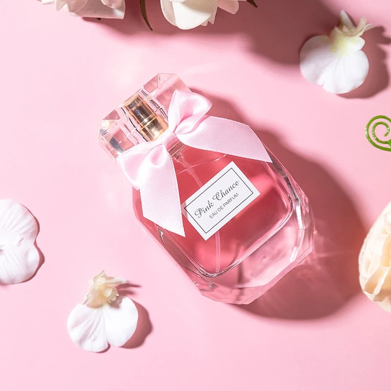 Christmas Gift Pink Chance Encounter Women Perfume Lasting Light Oriental Fragrance Elegant Bow Bottle Romantic Night Sexy Scent