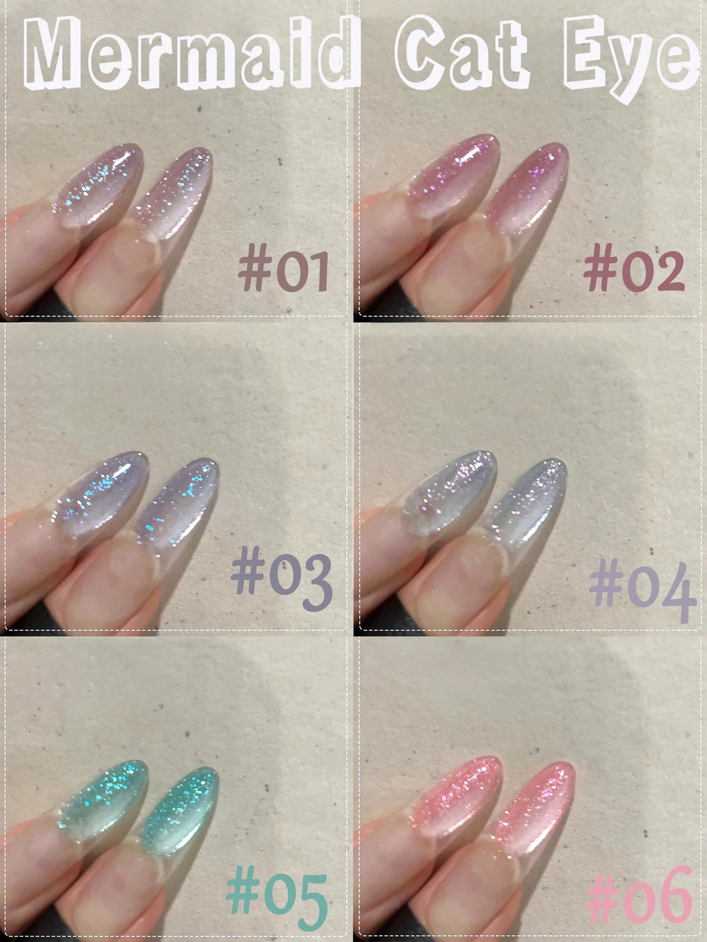 1-12pcs ZH Spring/Summer Ice Transparent Sweet Wine Glass Beads Cat Eye Nail Polish Gel New Flashy Popular Pink Nail Supplies