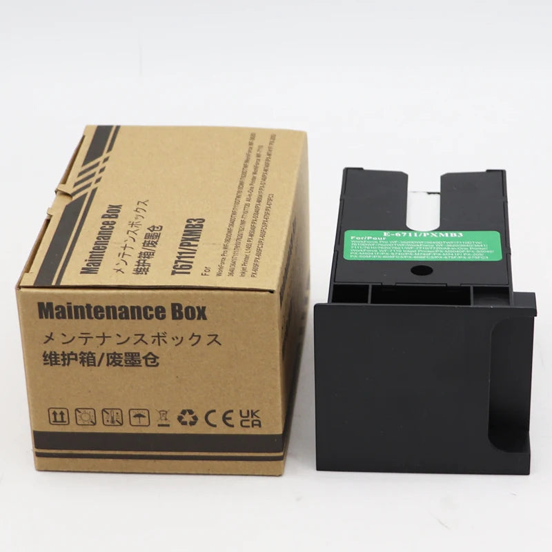 1PC T6711 C13T671100 Maintenance Box For Epson WF-3620 3640 WF-7110 WF-7610 WF-7620 WF-7710 WF-7715 WF-7720 3450 3530 3010 L1455