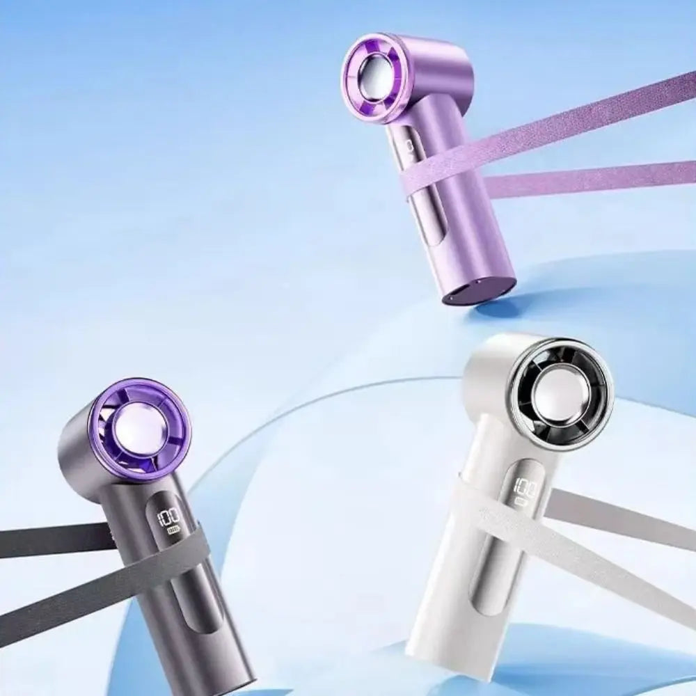 Air Cooler High-speed Handheld Fan Quiet Operation Long-lasting Mini Fan Waterproof Strong Wind Fan Makeup Setting