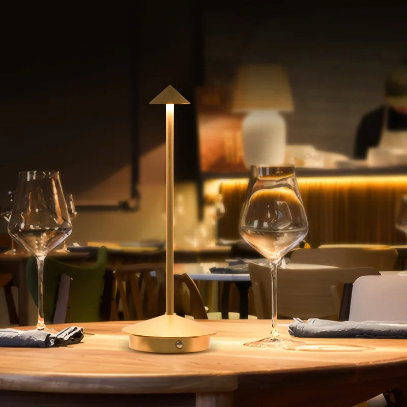 Creative Dining Touch Led Hotel Bar Coffee Pina pro Table Lamp Rechargeable Table Lamp Lampada Da Tavolo Decorative Desk Lamp