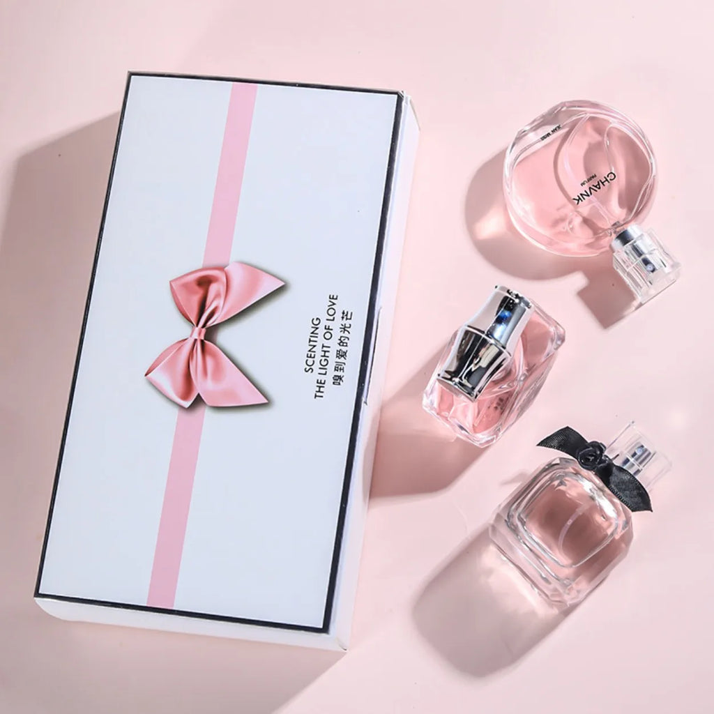 3-Piece Floral Scent Women Perfume Set Eau De Toilette Fresh Natural Long-Lasting Luxury Brand Dupe Same Fragrance 30ml*3 Brand