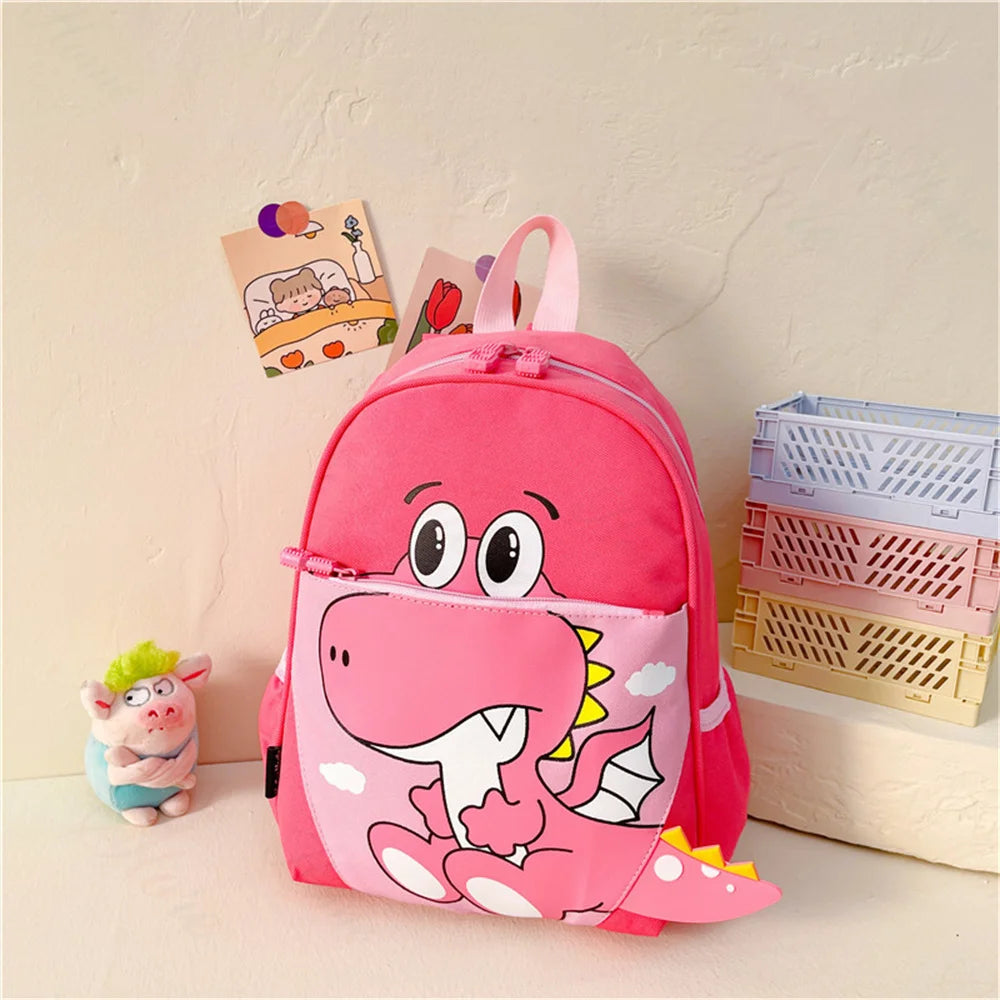 2023 New Kindergarten Backpack Personalized Name Children's Cartoon Dinosaur Cute Backpack Customized Children's Day Gift Bags