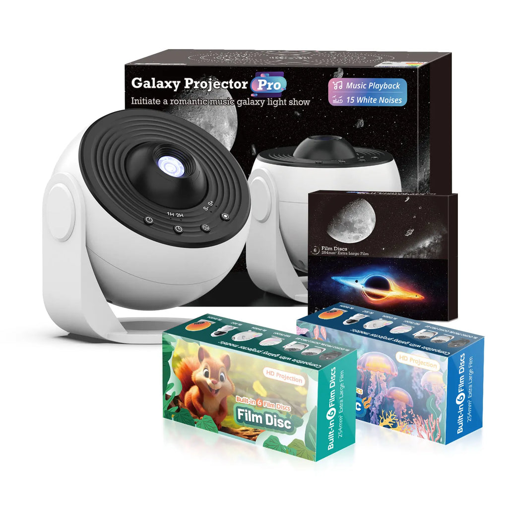 Galaxy Projector PRO Night Light 25 Projection 4K Patterns Planetarium Lamp For Kids Bedroom Valentines Day Gift Wedding