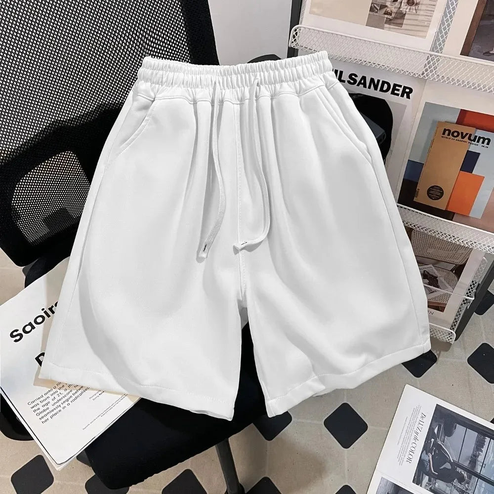 2026 Summer New Loose Casual Short Sports Pants Trendy Feminine Temperament Casual Loose Five Quarter Pants