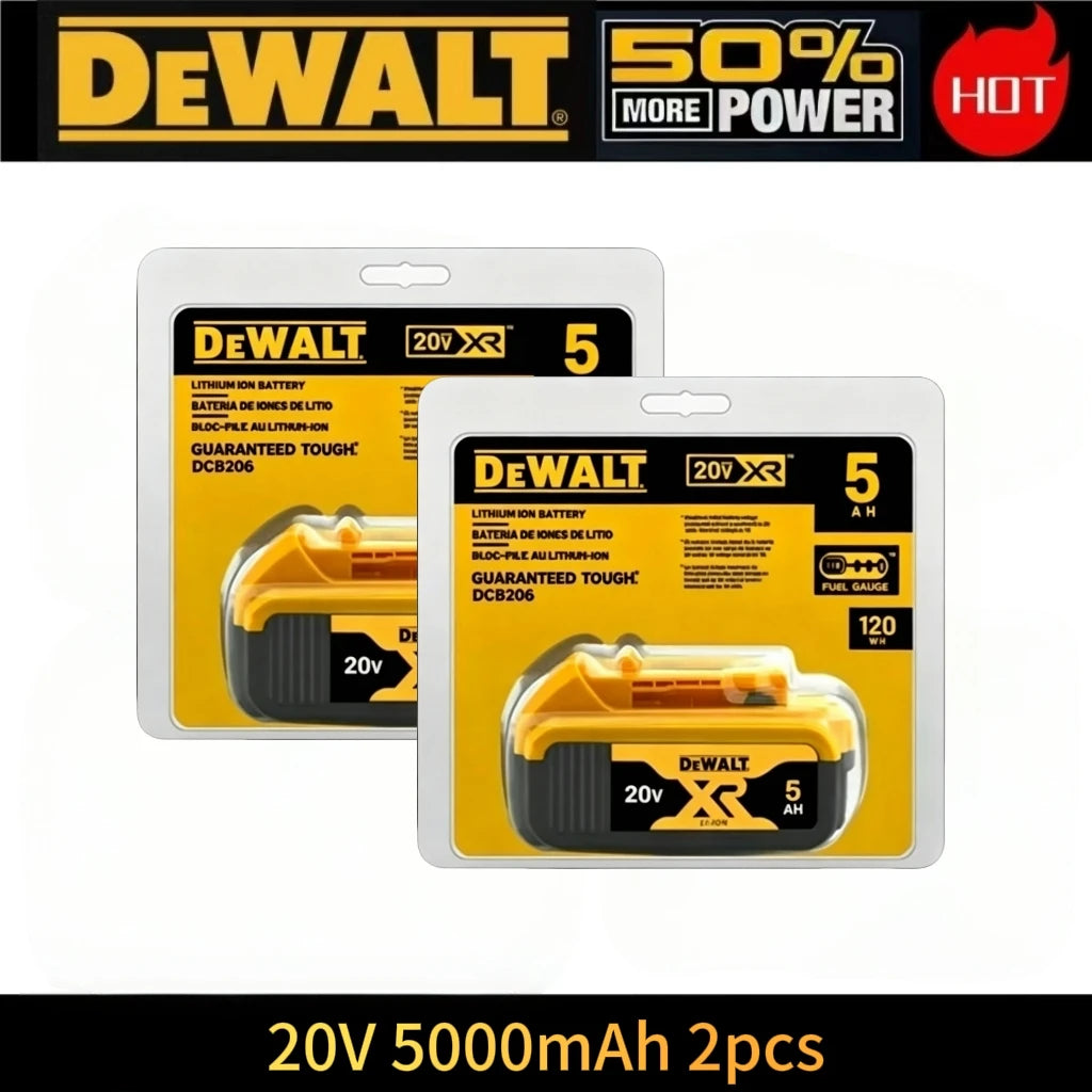 Original DeWalt 6.0Ah/5.0Ah 20V Battery Replaceable DCB184 DCB200 DCF892 DCF845 DCF850 DCF911 DCD800 DCD805 Tools Battery