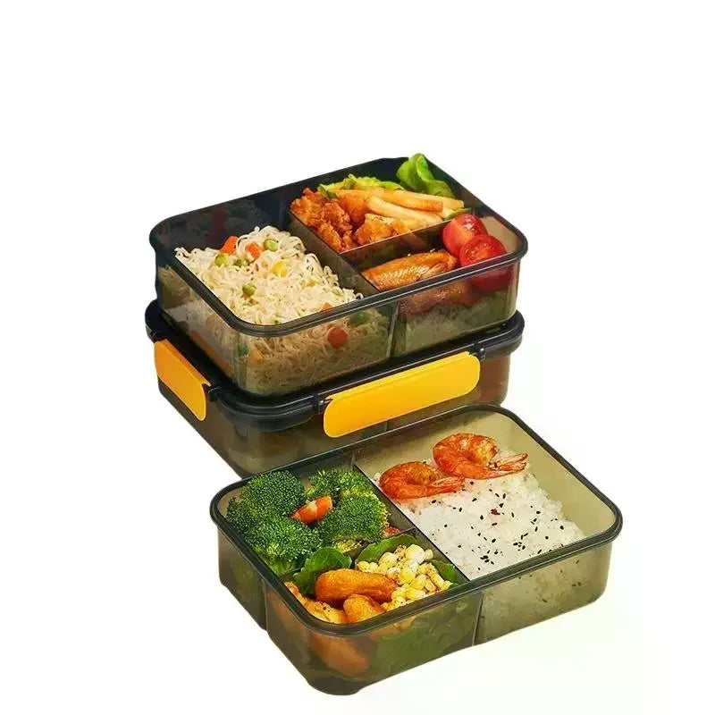 Bento Lunch Box Leak Proof: 2/3 Compartment Lids Food Grade Work School Travel Daily Meal Prep