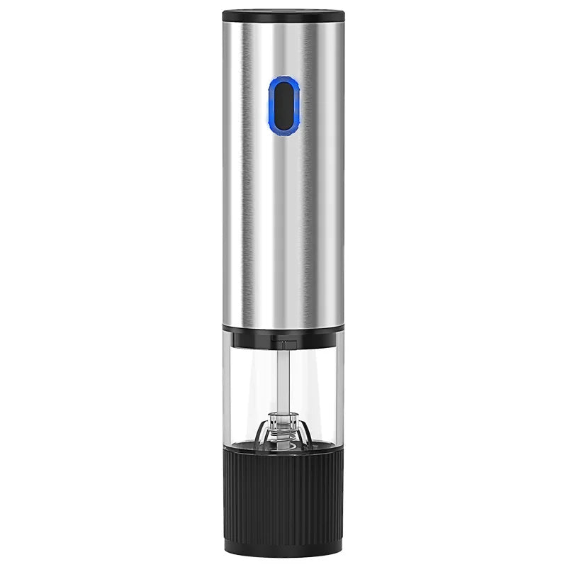 Rechargeable Automatic Salt Pepper Grinder Set Electric Grinding Mill with External Coarseness Adjustment Home Kitchen Gadgets
