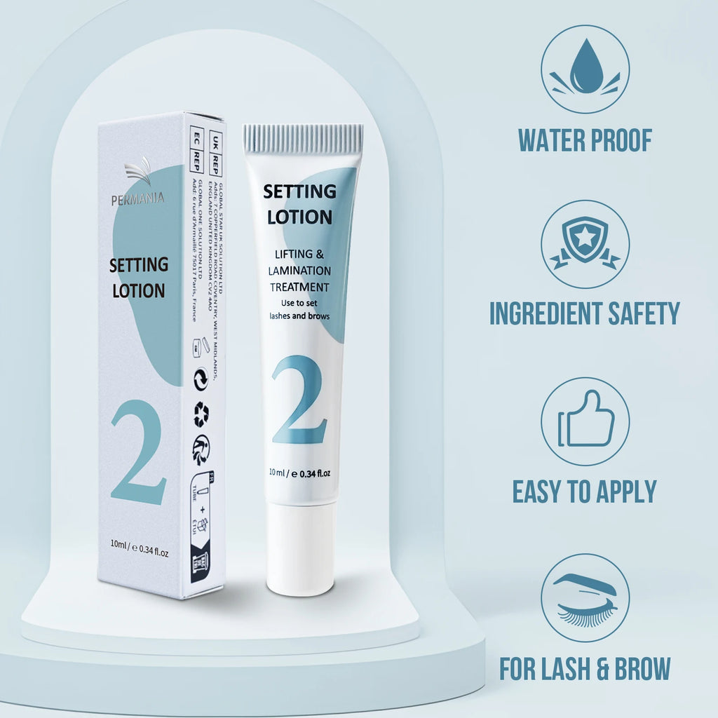 PERMANIA Eyebrows Lift Lotion Single Bottle Brow Lamination Perm Cream 1#2#3 Lotion Emulsion Eyelash Lifting Makeup Tool