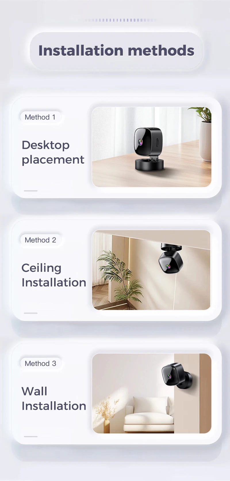 6K HD Mini Camera Wifi Camera Wireless Security Protection Remote Monitor Camcorders Video Surveillance Home Smart Camera 2026