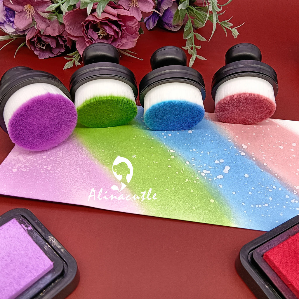 Blending Tools Brush Drawing Painting Brush  Makeup Brushes Flat Kit Make Up Painting  Brushes for Scrapbooking Card handmade