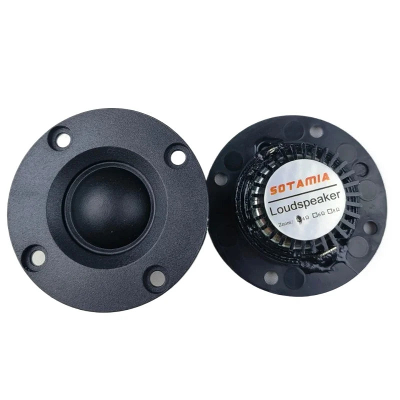 SOTAMIA 2Pcs 2 Inch Tweeter Audio Speaker 52mm 4 Ohm 20W Silk Film Treble Driver DIY Bluetooth Speaker HIFI Music Loudspeaker