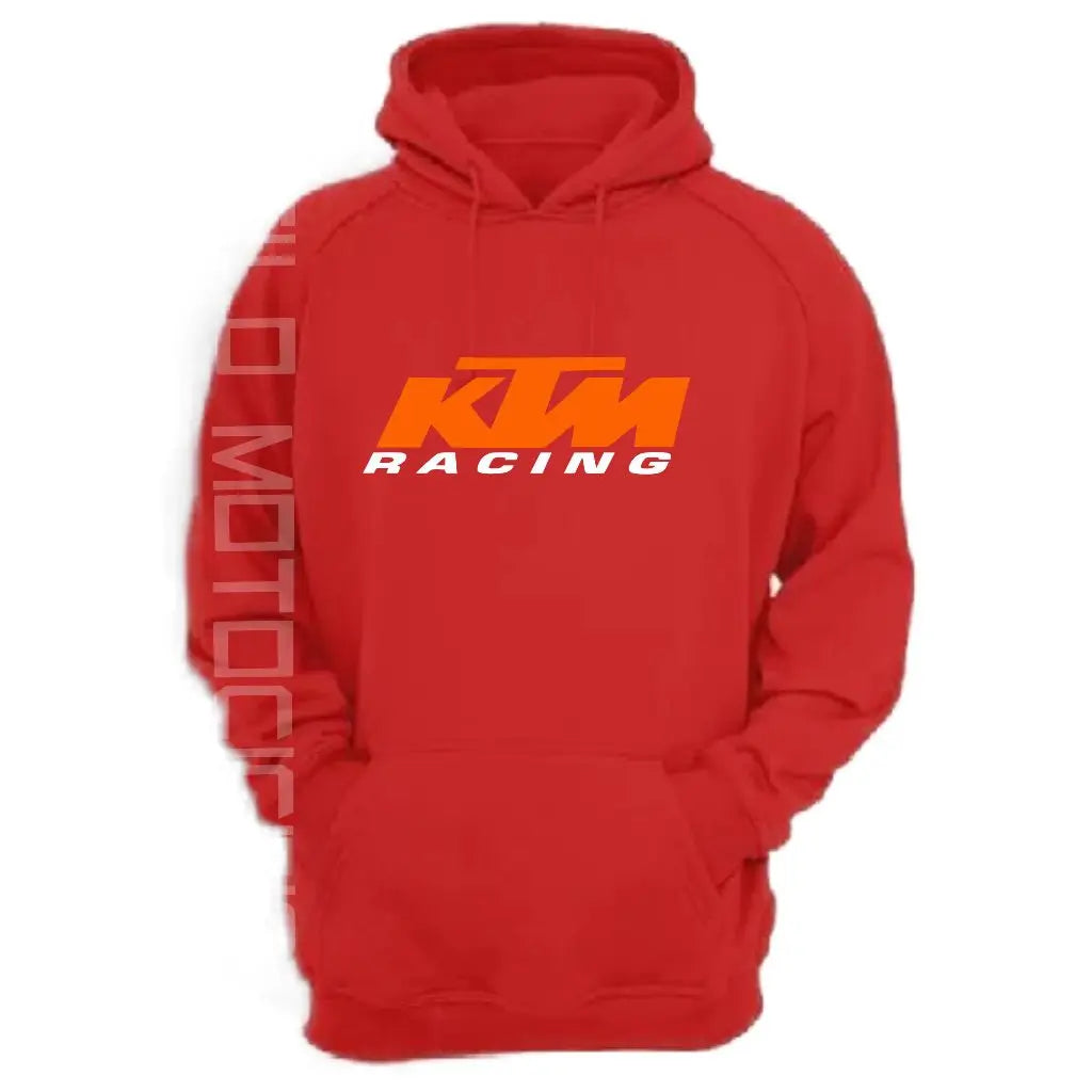 KTM RACING Moto casaco canguru com bolso masculino e feminino