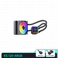 Liquid Cooler 120/240/360 ARGB CPU Cooler Computer Fan CPU AIO Water Cooler Support Intel&AMD Efficient PWM-Controlled Pump