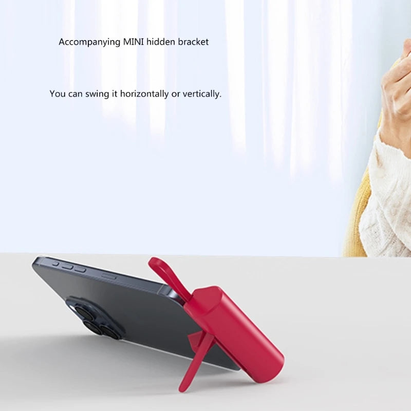 Portable TypeC Power Bank Case Quick 22.5W Charging Power Bank Shell 1 Slot 18650 Battery Power Bank Case(Not Include Battery)