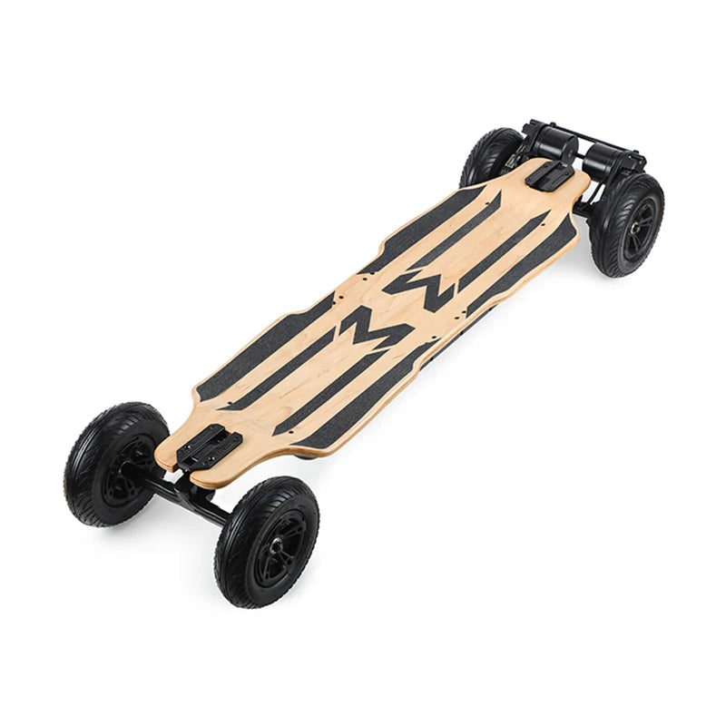 3500W*2 Belt Motor 15Ah Battery High Speed Electric Maple Bamboo Deck 50KM Range Mountain Long Board Skateboard